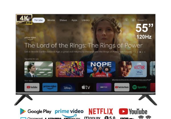 55型 QLED量子點聯網液晶顯示器4K Google TV(120Hz)