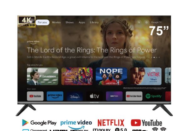 75型 QLED量子點聯網液晶顯示器4K Google TV (PGQ-U75KN6 120Hz)